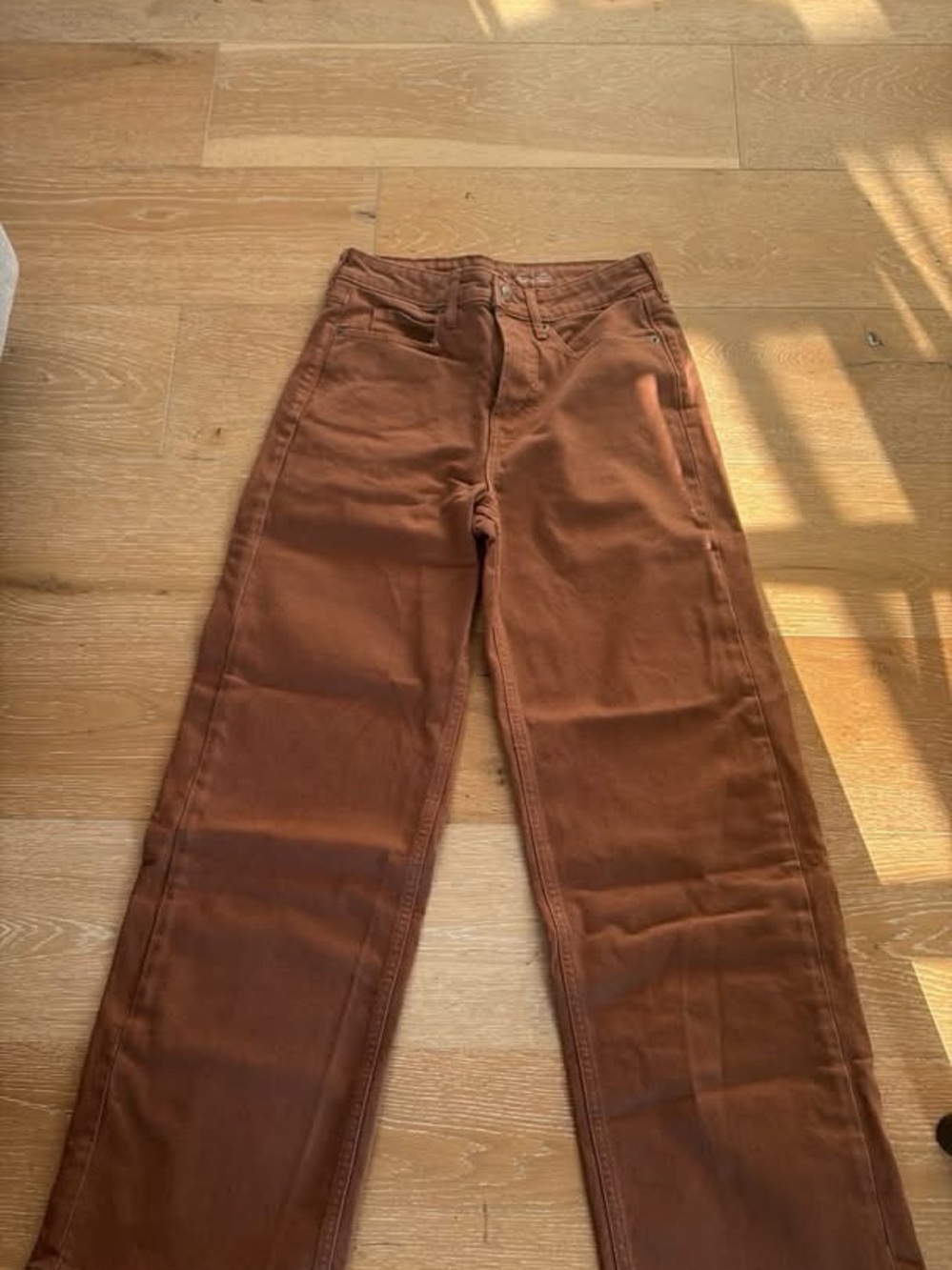 Old Navy Wide-Leg Pants in Rust Brown
